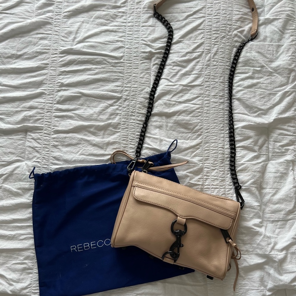 Rebecca Minkoff Mini MAC nude crossbody